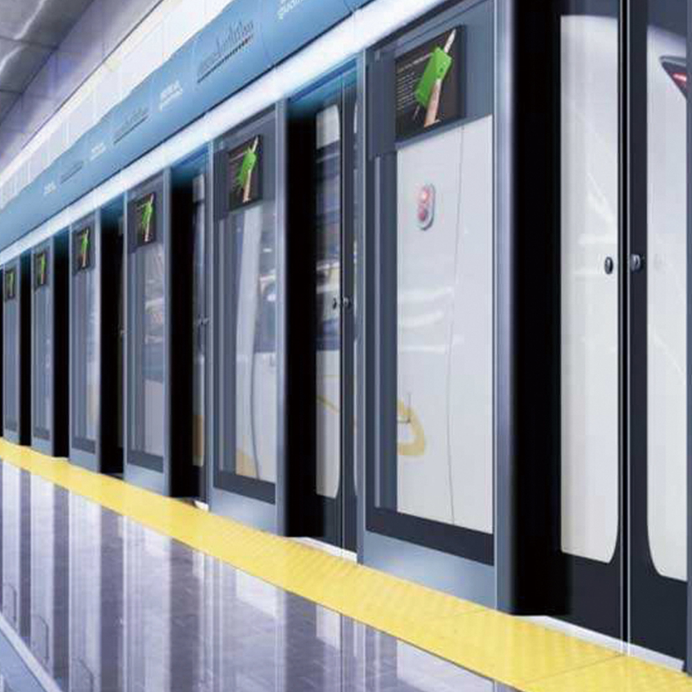 Profils de transport ferroviaire en aluminium