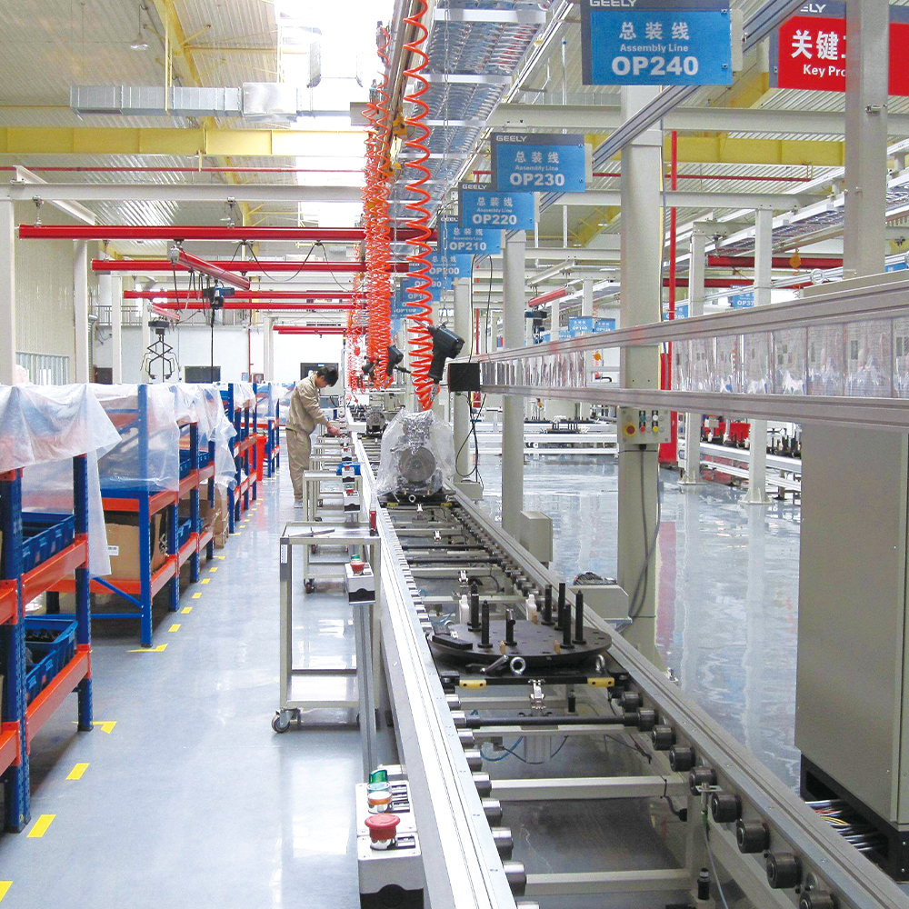Profilés en aluminium pour chaîne de montage industrielle
