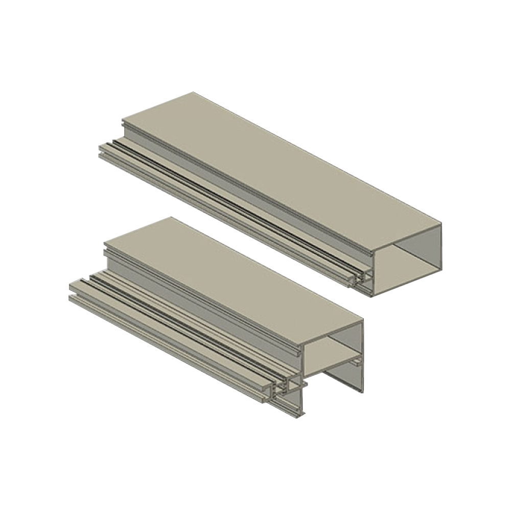 Profilés en aluminium pour murs-rideaux